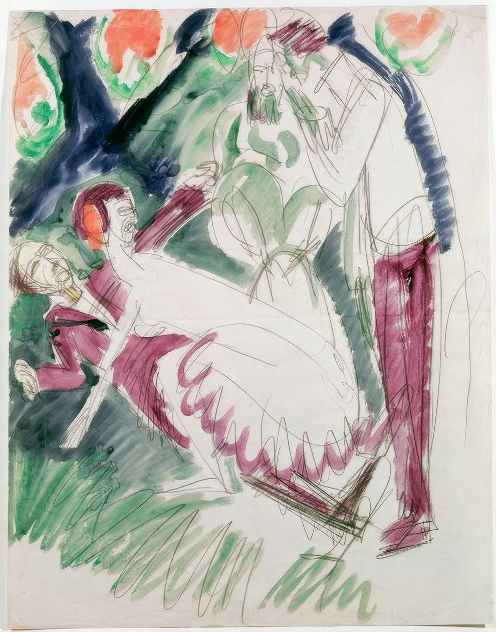 Pantomiimi Reimann II tekijältä Ernst Ludwig Kirchner