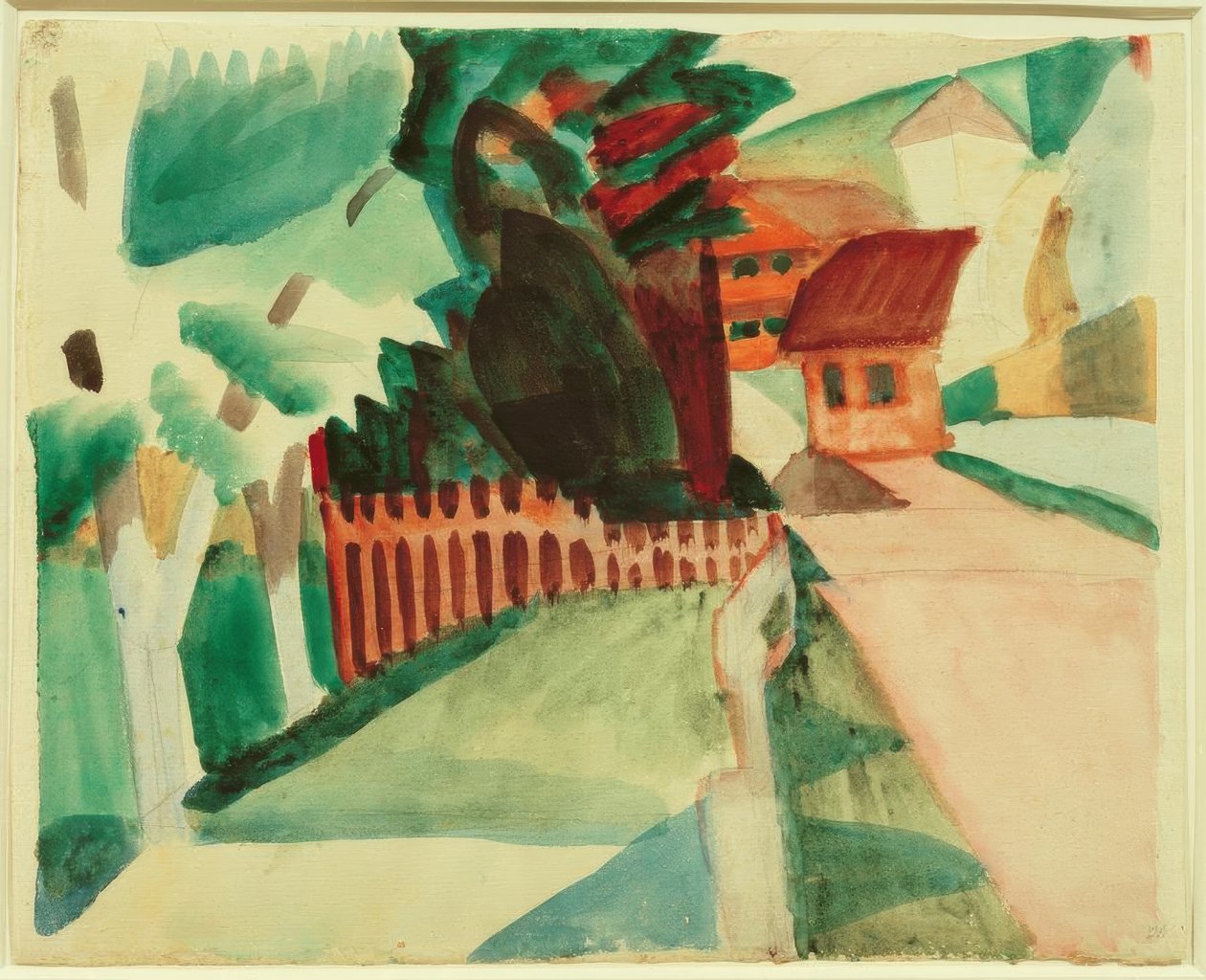Muotokuva Otto Mueller tekijältä Ernst Ludwig Kirchner