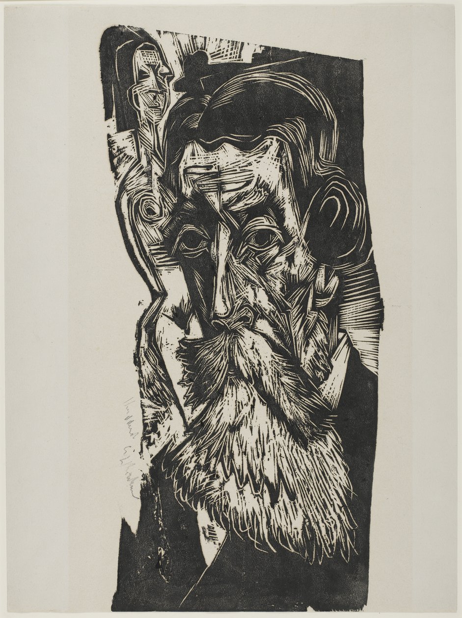 Ludwig Schamesin muotokuva, 1917-1918 tekijältä Ernst Ludwig Kirchner
