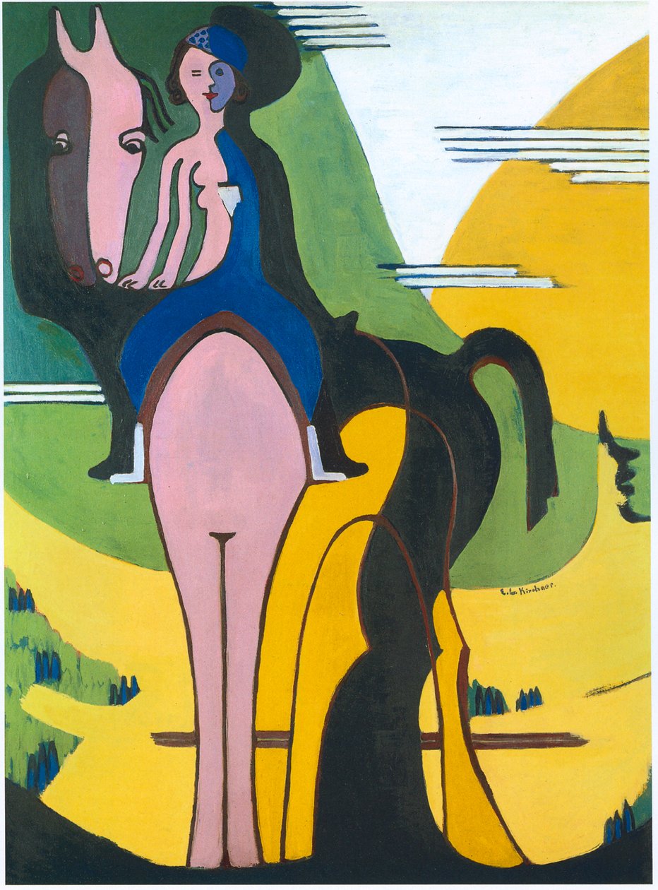 Reiterin tekijältä Ernst Ludwig Kirchner