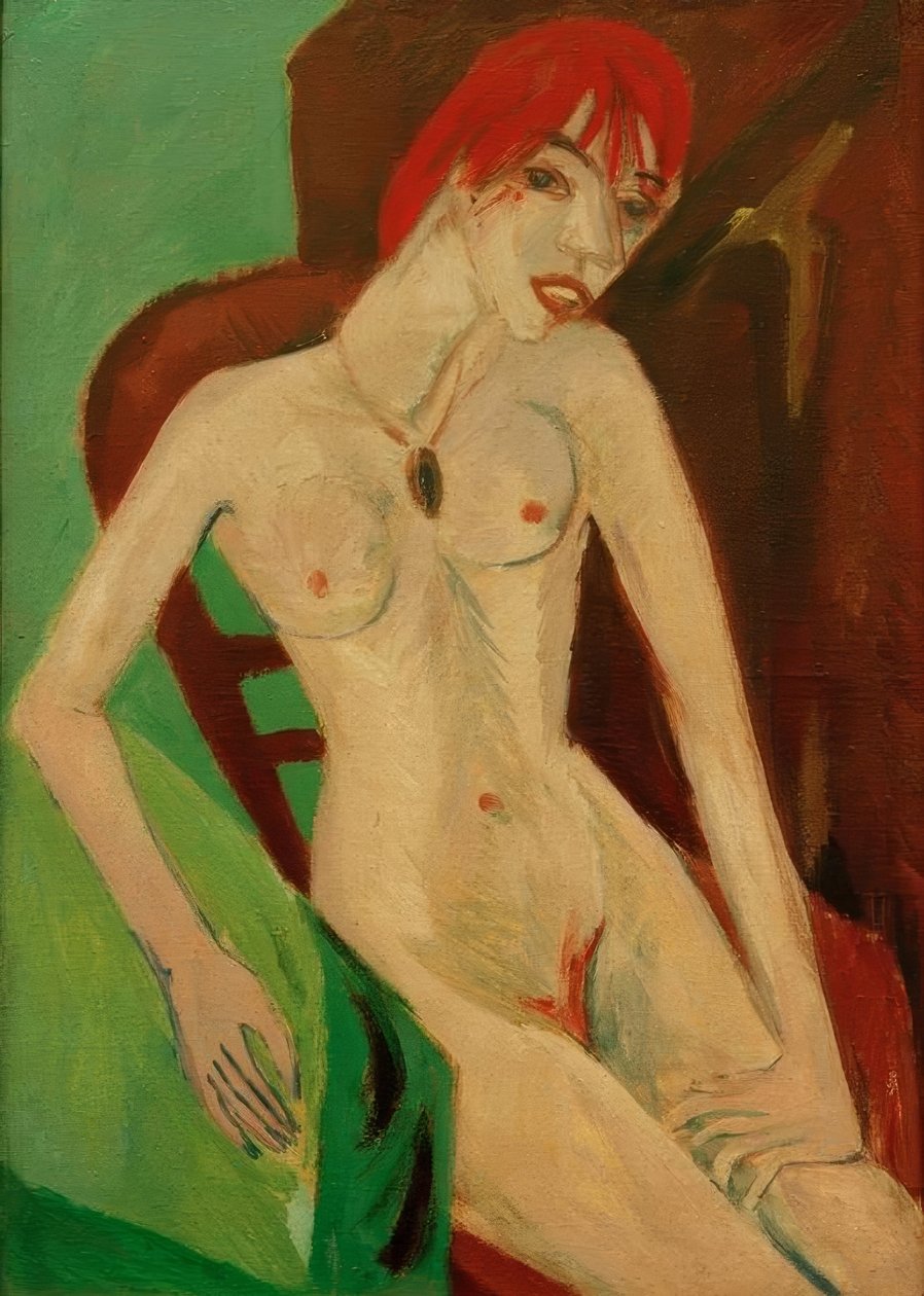 Rothaarige tekijältä Ernst Ludwig Kirchner