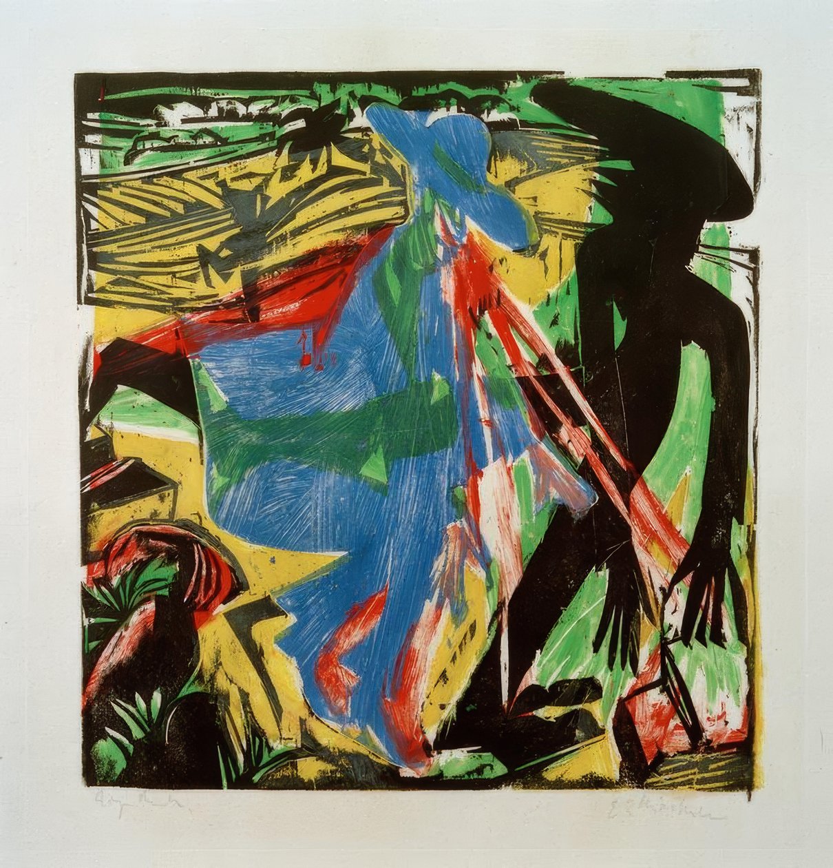 Schlemihls Begegnung mit dem Schatten tekijältä Ernst Ludwig Kirchner