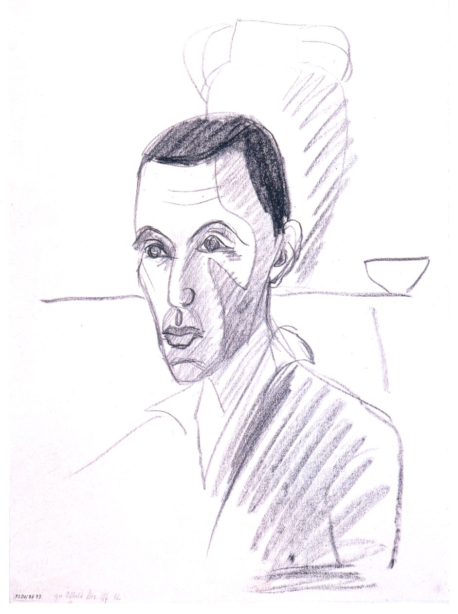 Selbstbildnis tekijältä Ernst Ludwig Kirchner