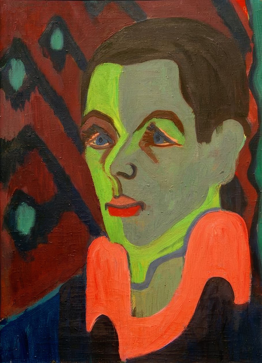 Selbstbildnis tekijältä Ernst Ludwig Kirchner