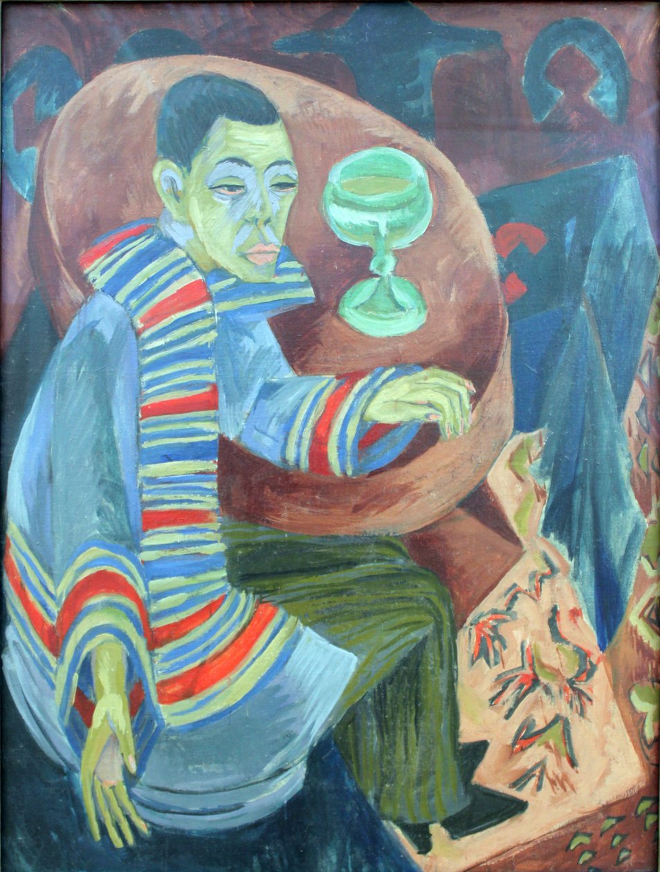 Omakuva juomana tekijältä Ernst Ludwig Kirchner