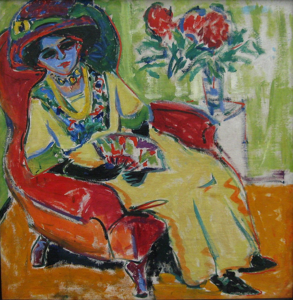 Sitzende Dame tekijältä Ernst Ludwig Kirchner