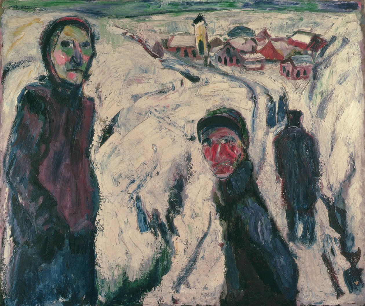 Luminen maisema, 1923 tekijältä Ernst Ludwig Kirchner