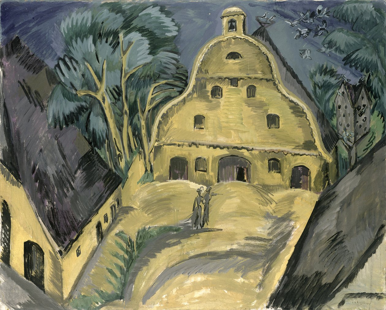 Staberhof Farm sa Fehmarn I, 1913 finn tekijältä Ernst Ludwig Kirchner
