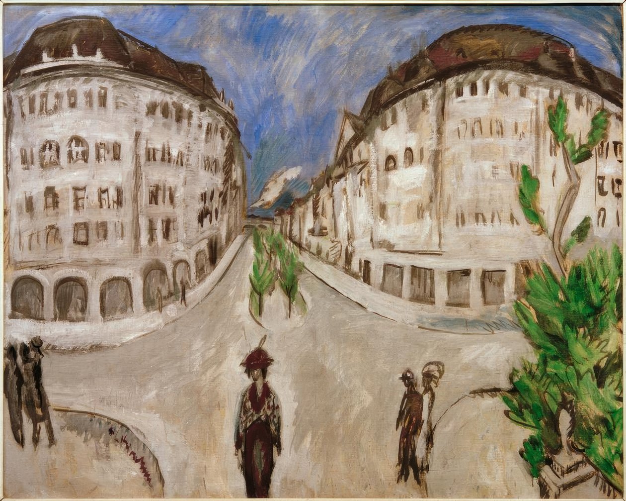 Straße am Stadtpark Schöneberg tekijältä Ernst Ludwig Kirchner