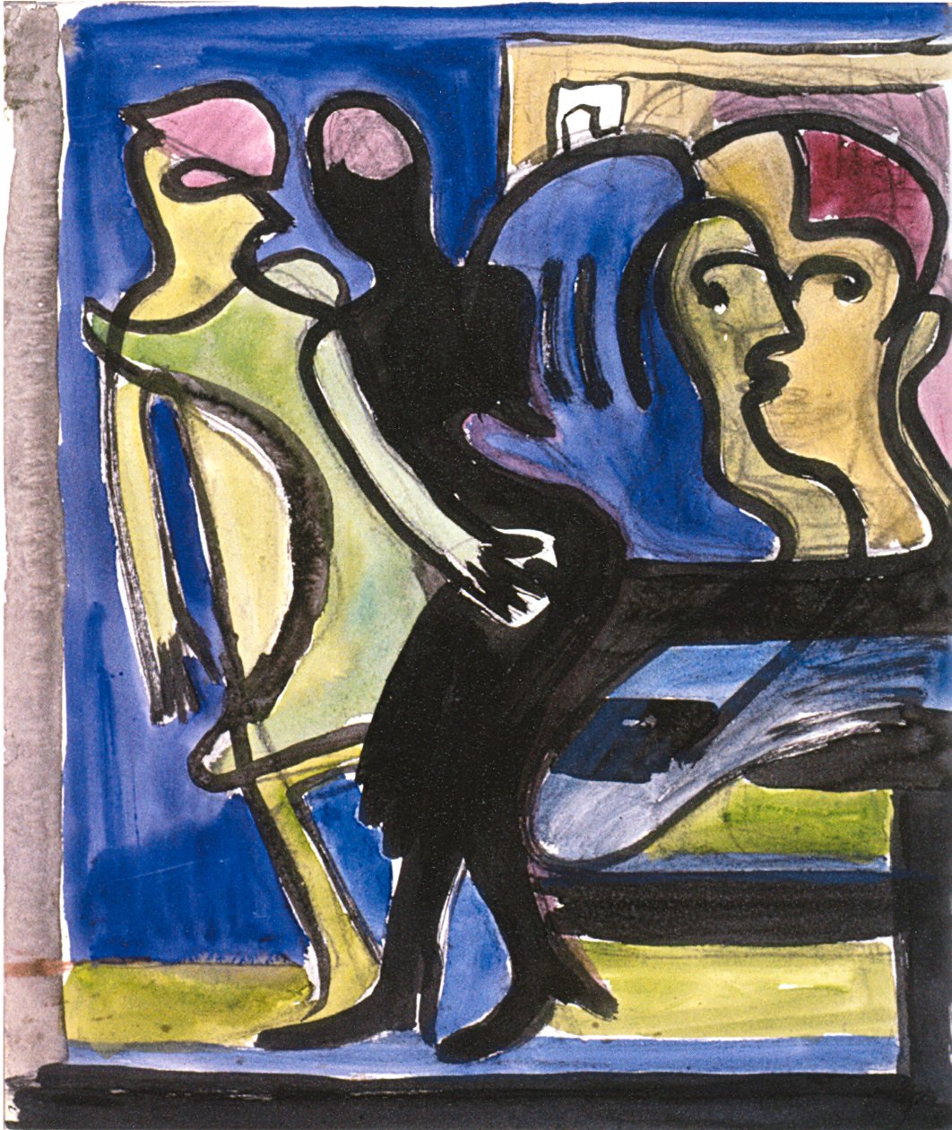 Straßenszene tekijältä Ernst Ludwig Kirchner