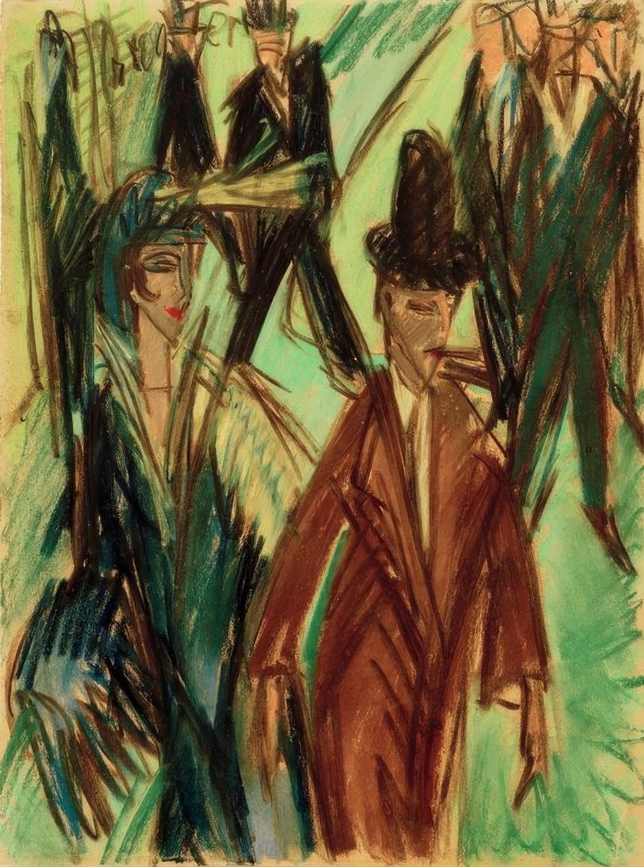 Straßenszene tekijältä Ernst Ludwig Kirchner