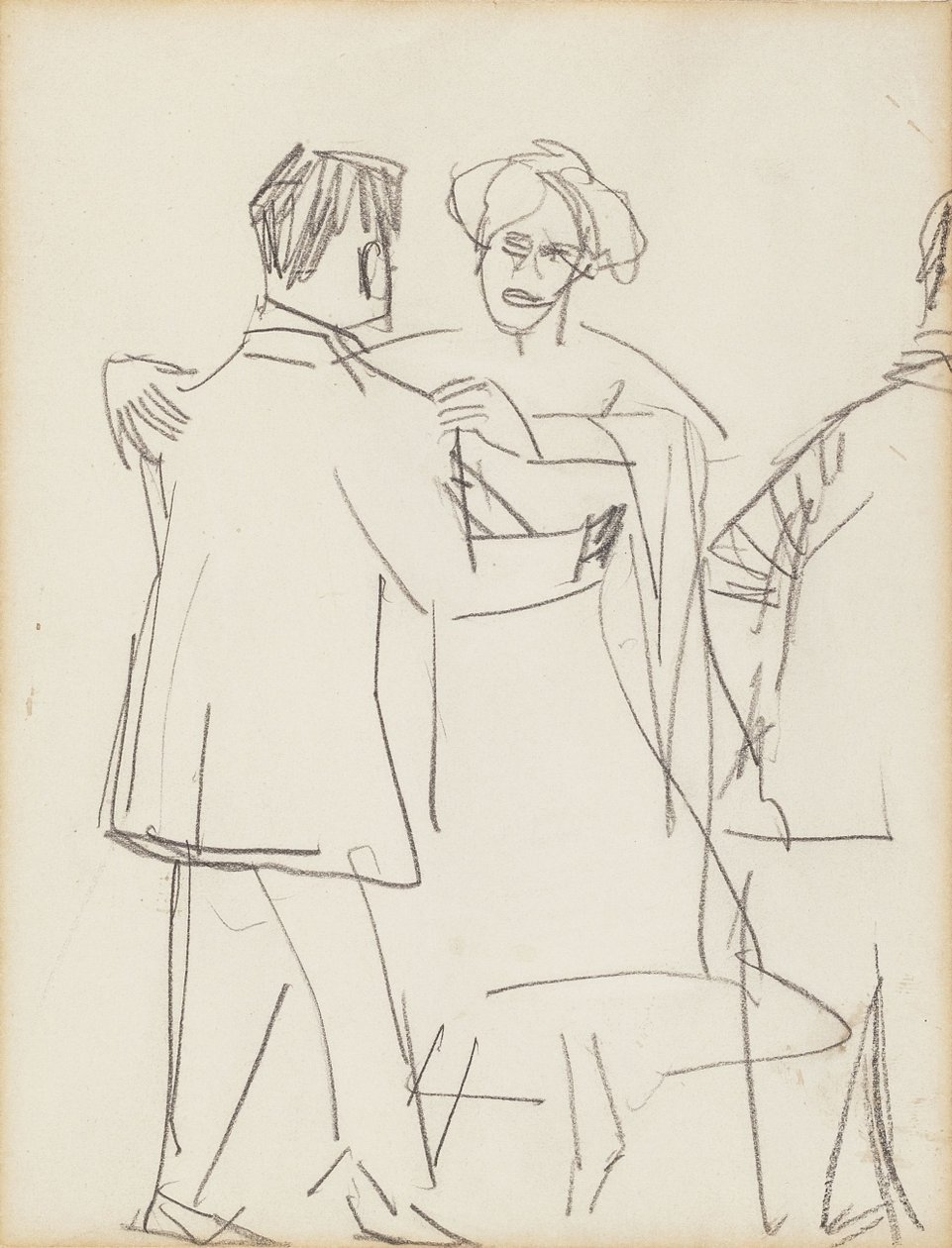 TANZENDES PAAR tekijältä Ernst Ludwig Kirchner