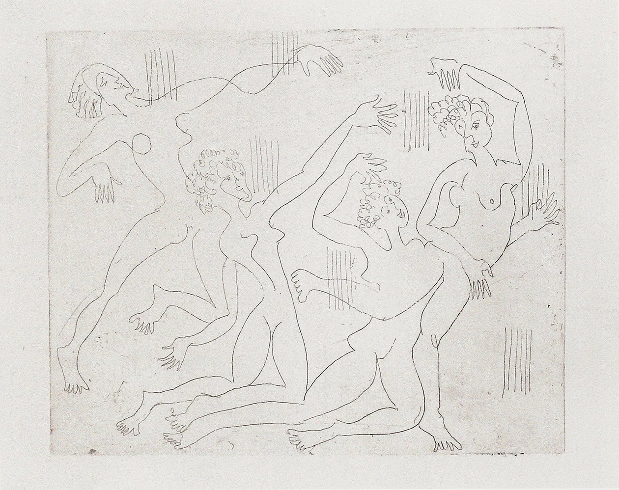 Tanzschule tekijältä Ernst Ludwig Kirchner