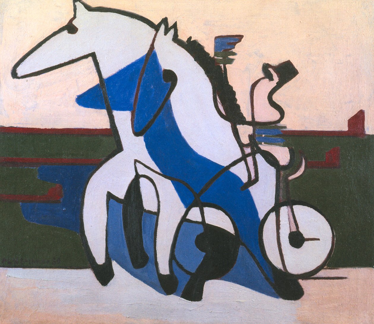Trabergespann tekijältä Ernst Ludwig Kirchner