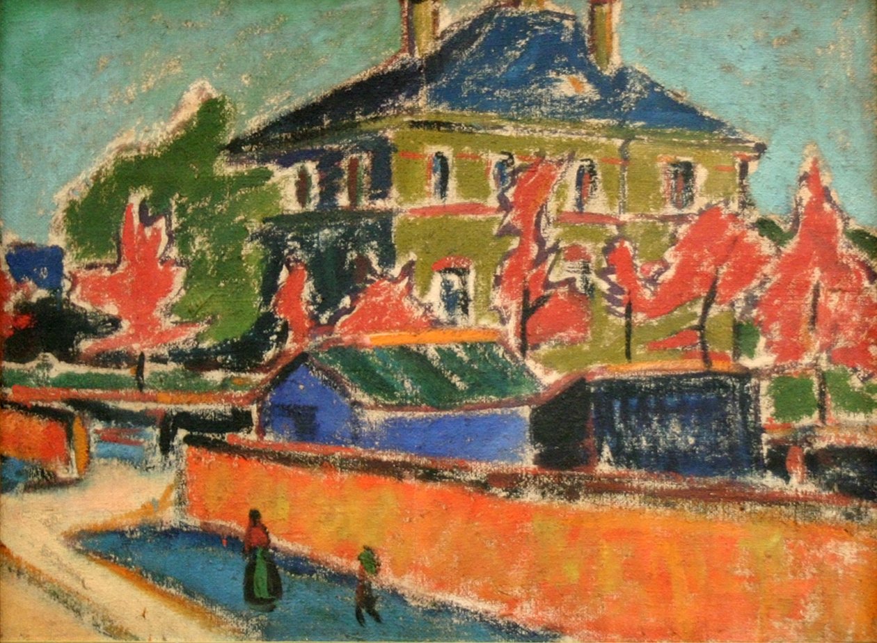 Huvila Dresdenissä tekijältä Ernst Ludwig Kirchner