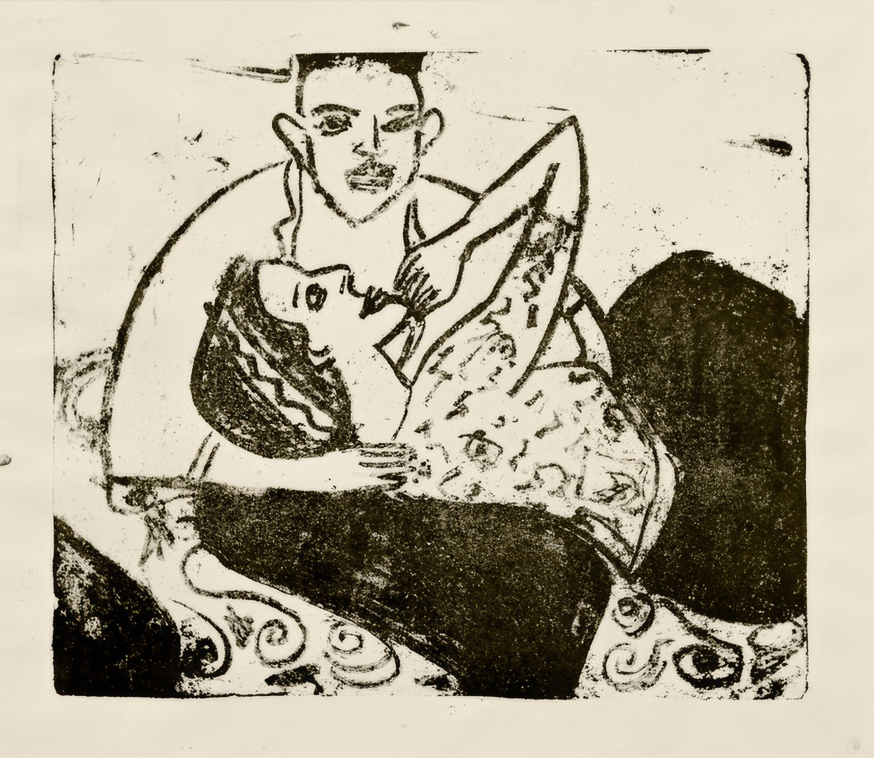 Werbendes Mädchen tekijältä Ernst Ludwig Kirchner