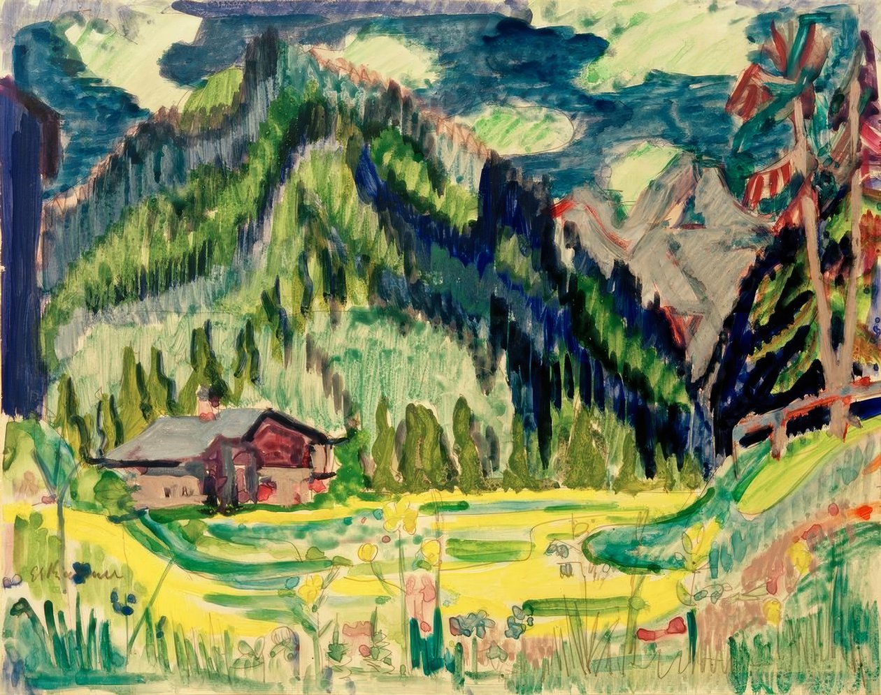 Wildboden tekijältä Ernst Ludwig Kirchner