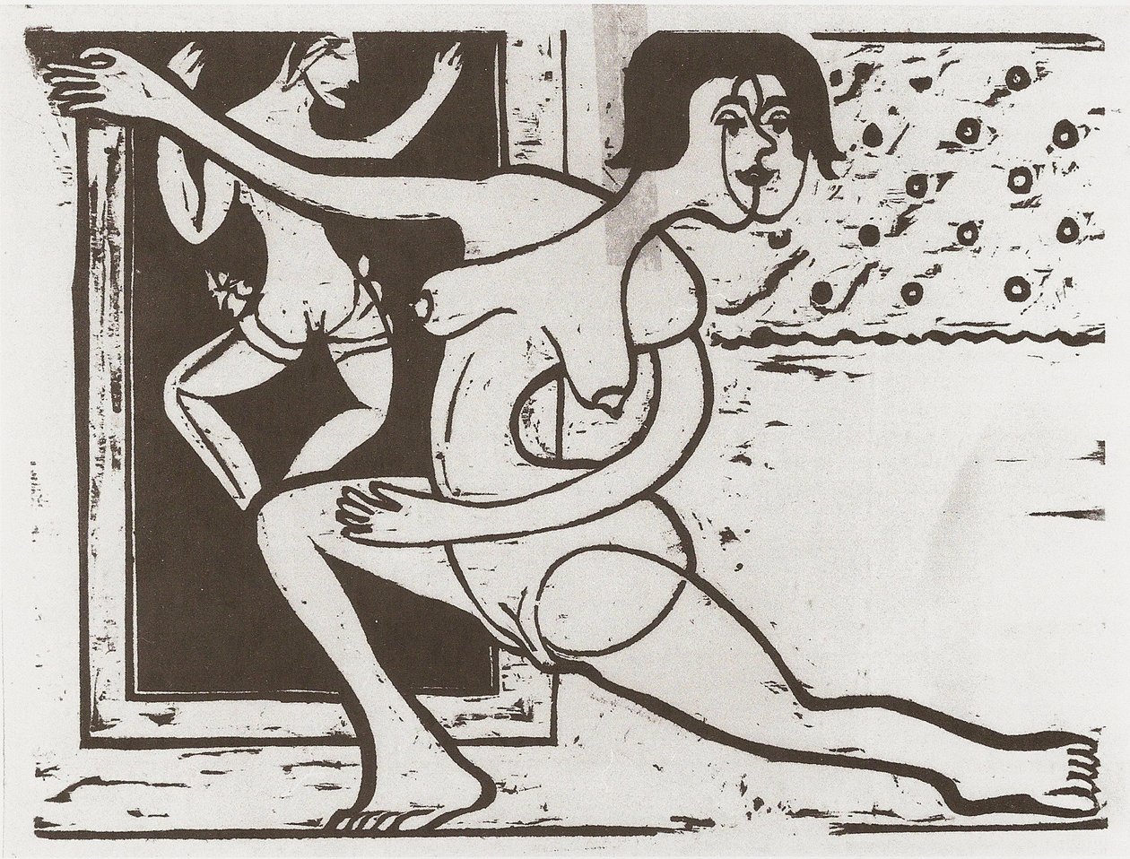 ÜbendeTänzerin tekijältä Ernst Ludwig Kirchner