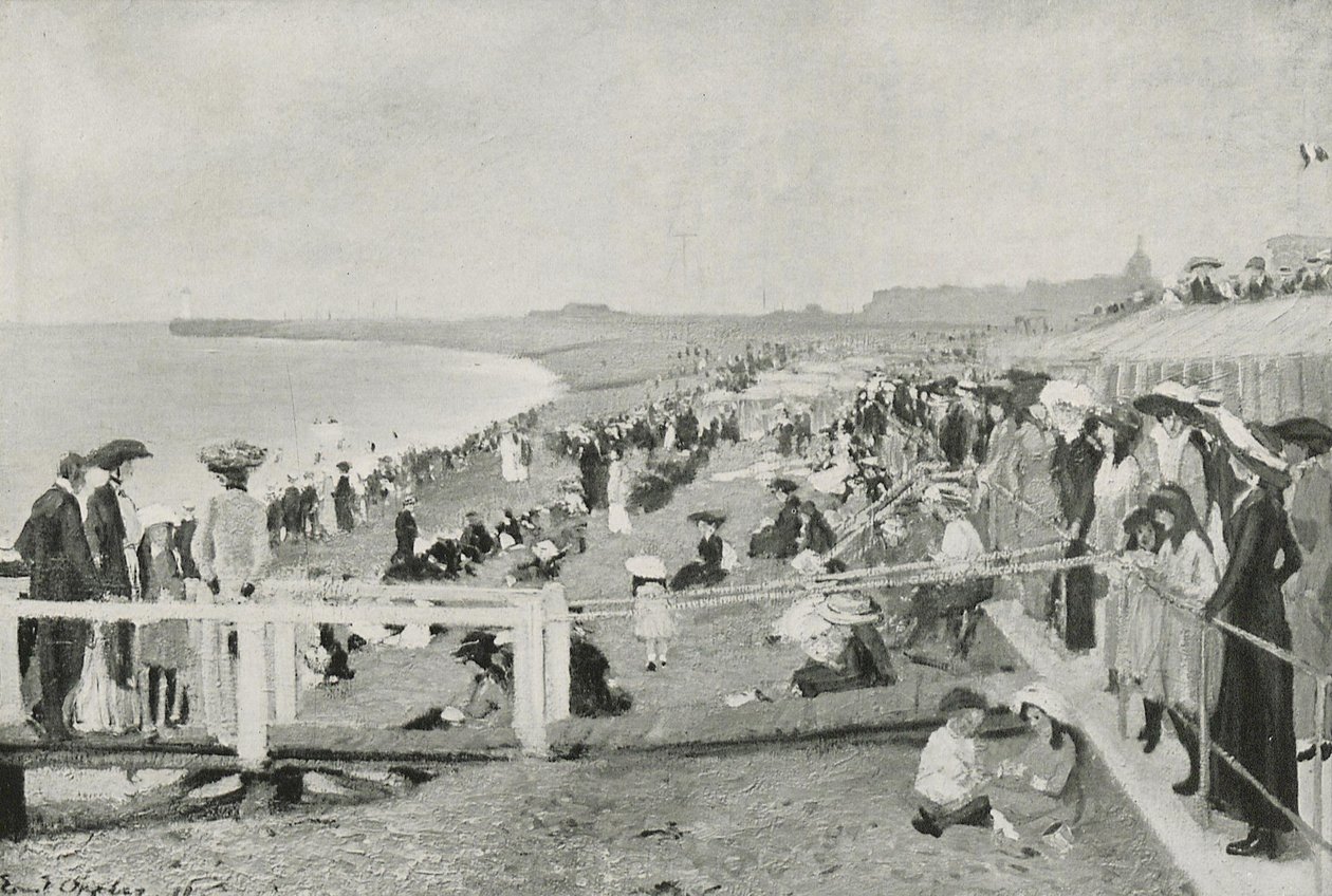 Strandleben kaupungissa Dieppe tekijältä Ernst Oppler