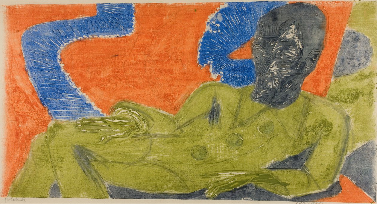 Otto Muellerin muotokuva tekijältä Ernst Ludwig Kirchner