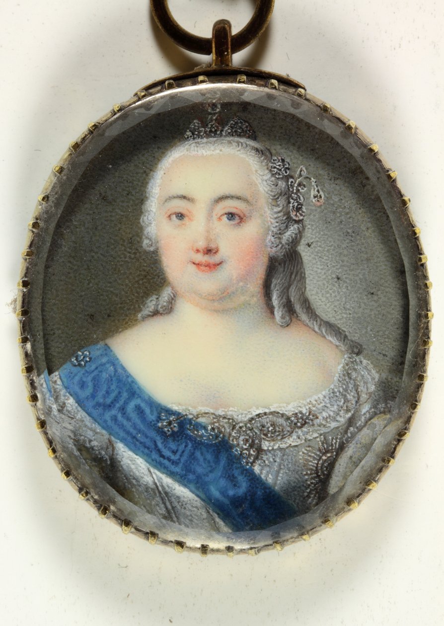 Elizabeth Petrovna, Venäjän keisarinna (emali) tekijältä Ernst August Abel