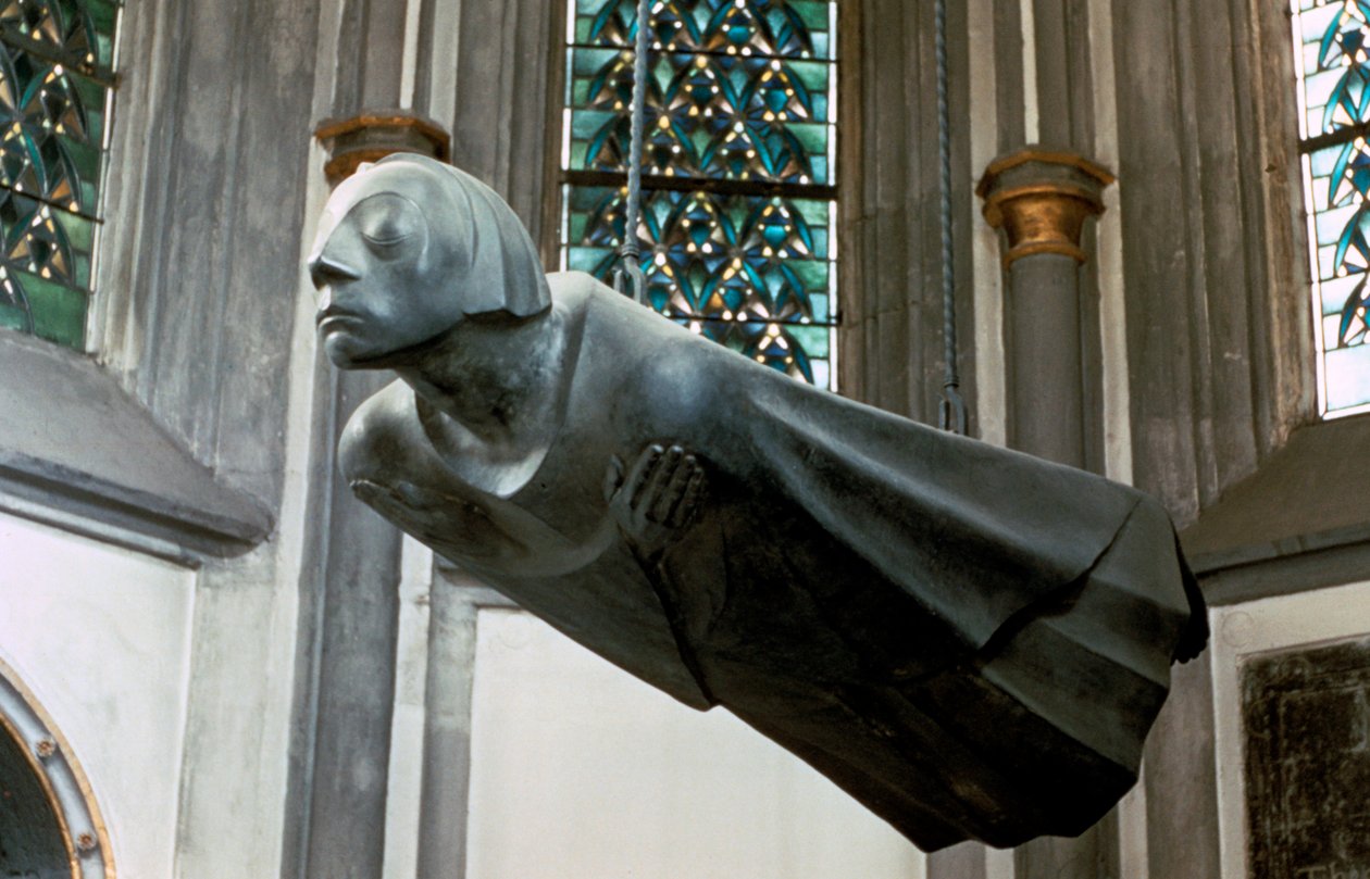 Enkeli, Sotamuistomerkki, 1927 tekijältä Ernst Barlach