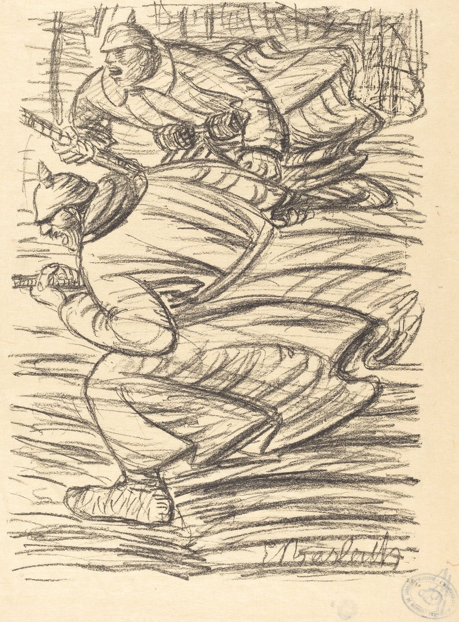 Hyökkäys tekijältä Ernst Barlach