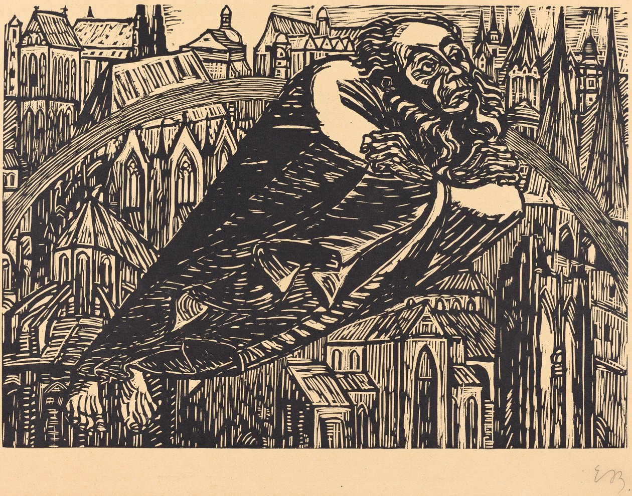 Katedraalit, 1920. tekijältä Ernst Barlach