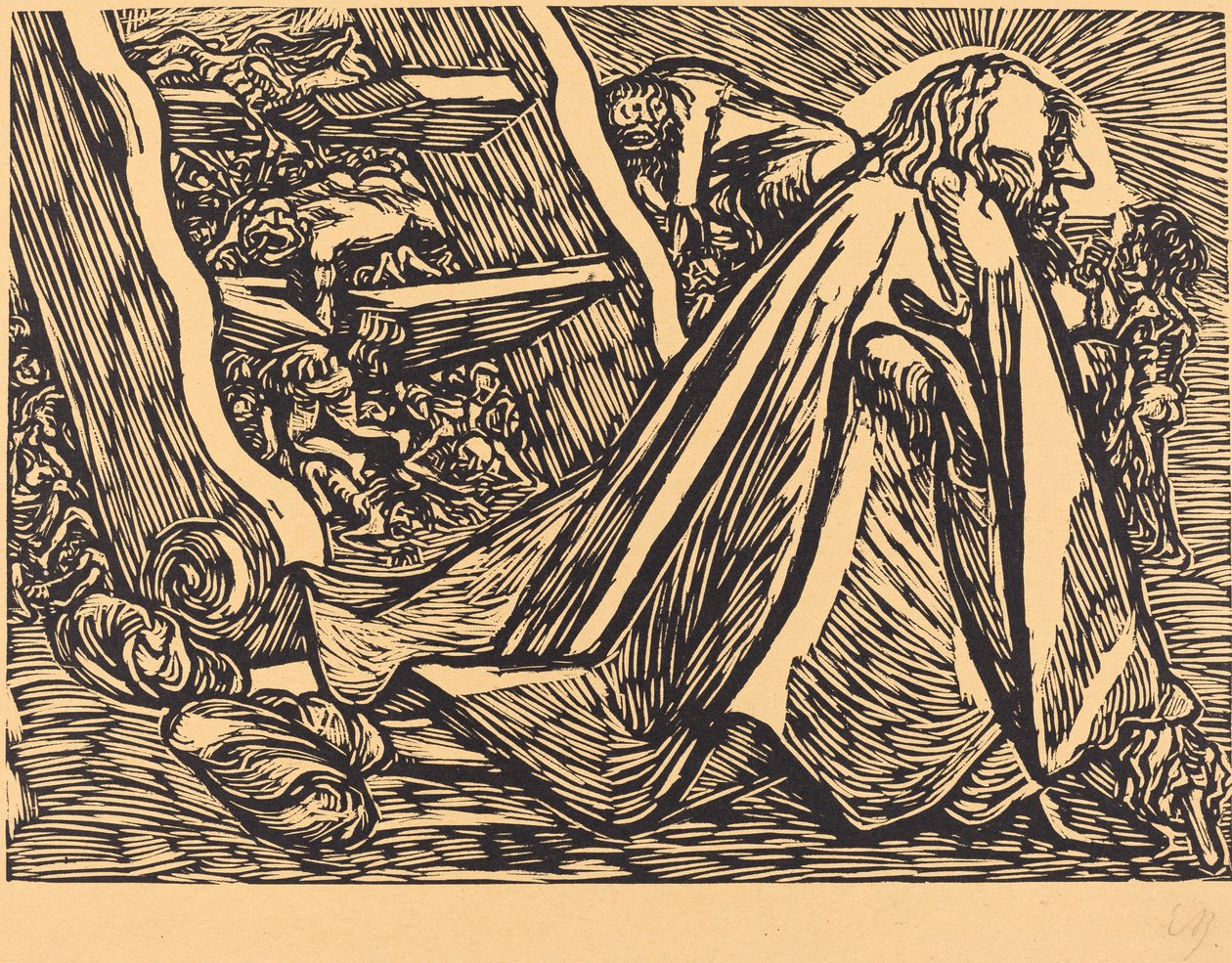 Jumalallinen kerjäläinen tekijältä Ernst Barlach