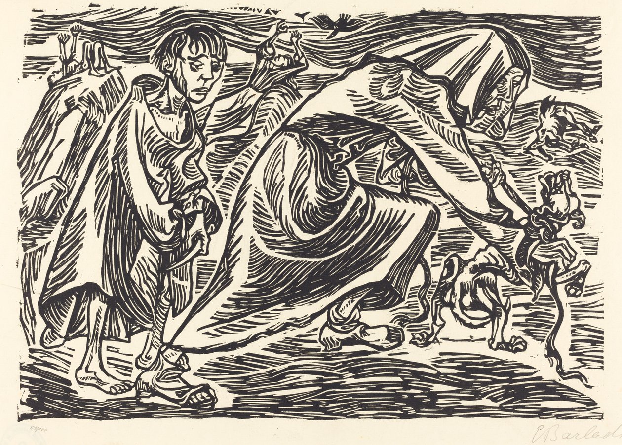 Koiran sieppaaja tekijältä Ernst Barlach