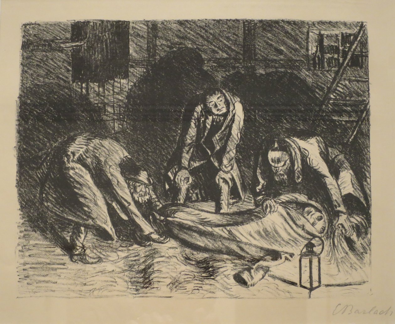 Ernst Barlachin "Köyhä serkku", noin 1917, Honolulun taidemuseo, 13150. tekijältä Ernst Barlach