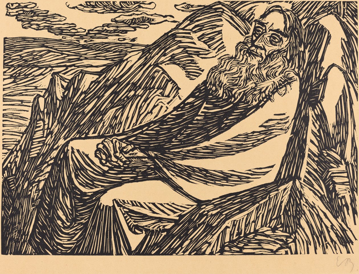 Seitsemäs päivä, 1920. tekijältä Ernst Barlach