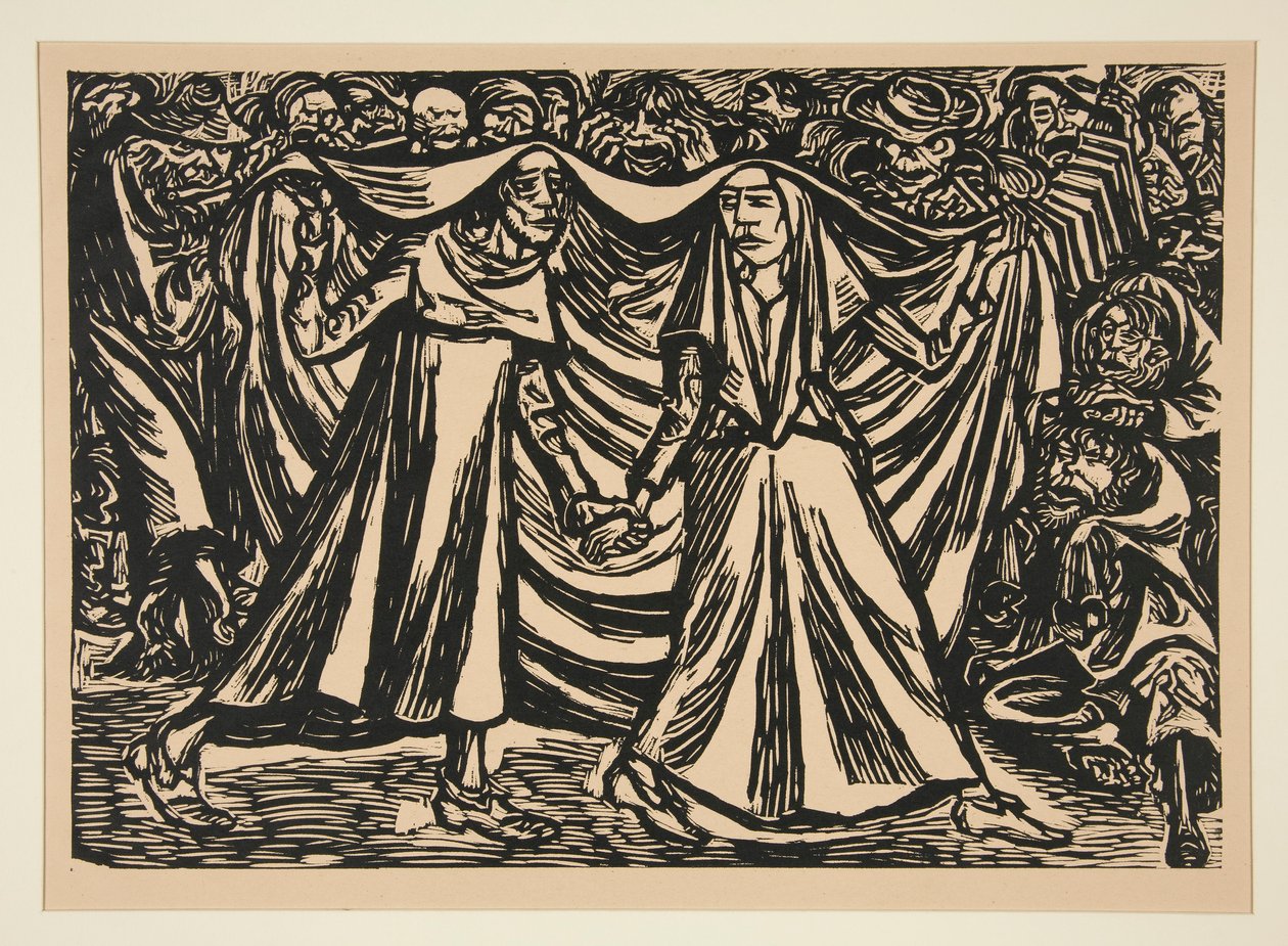Totentanz II (Dance of Death II) tekijältä Ernst Barlach