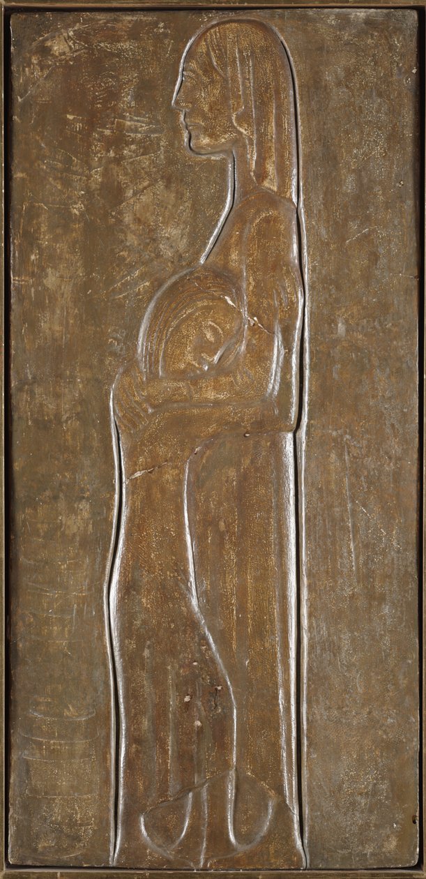 Leski ja tytär: Study for Memorial for the Dead of I World War tekijältä Ernst Barlach