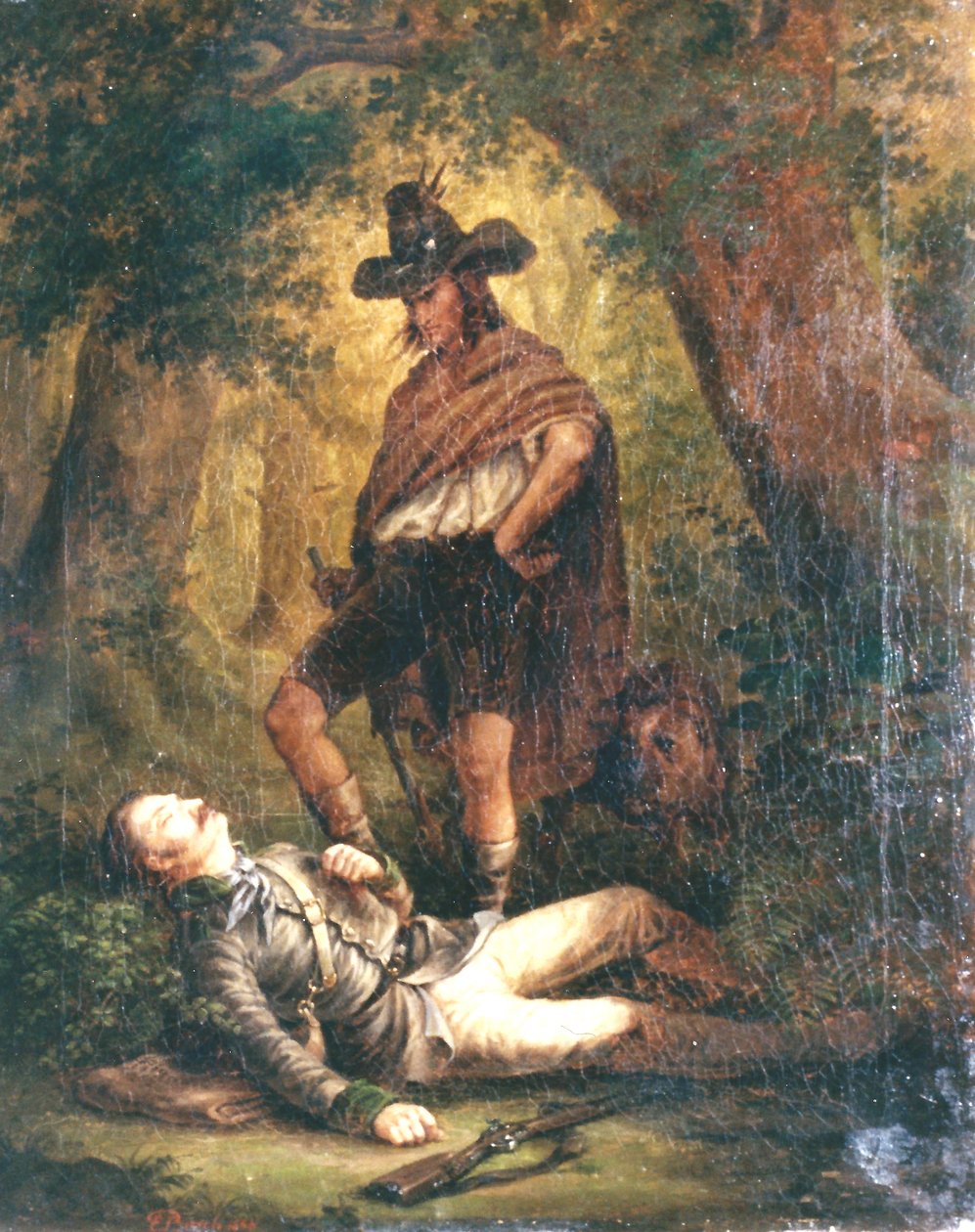 1852-The shot forester, toim. tekijältä Ernst Bosch