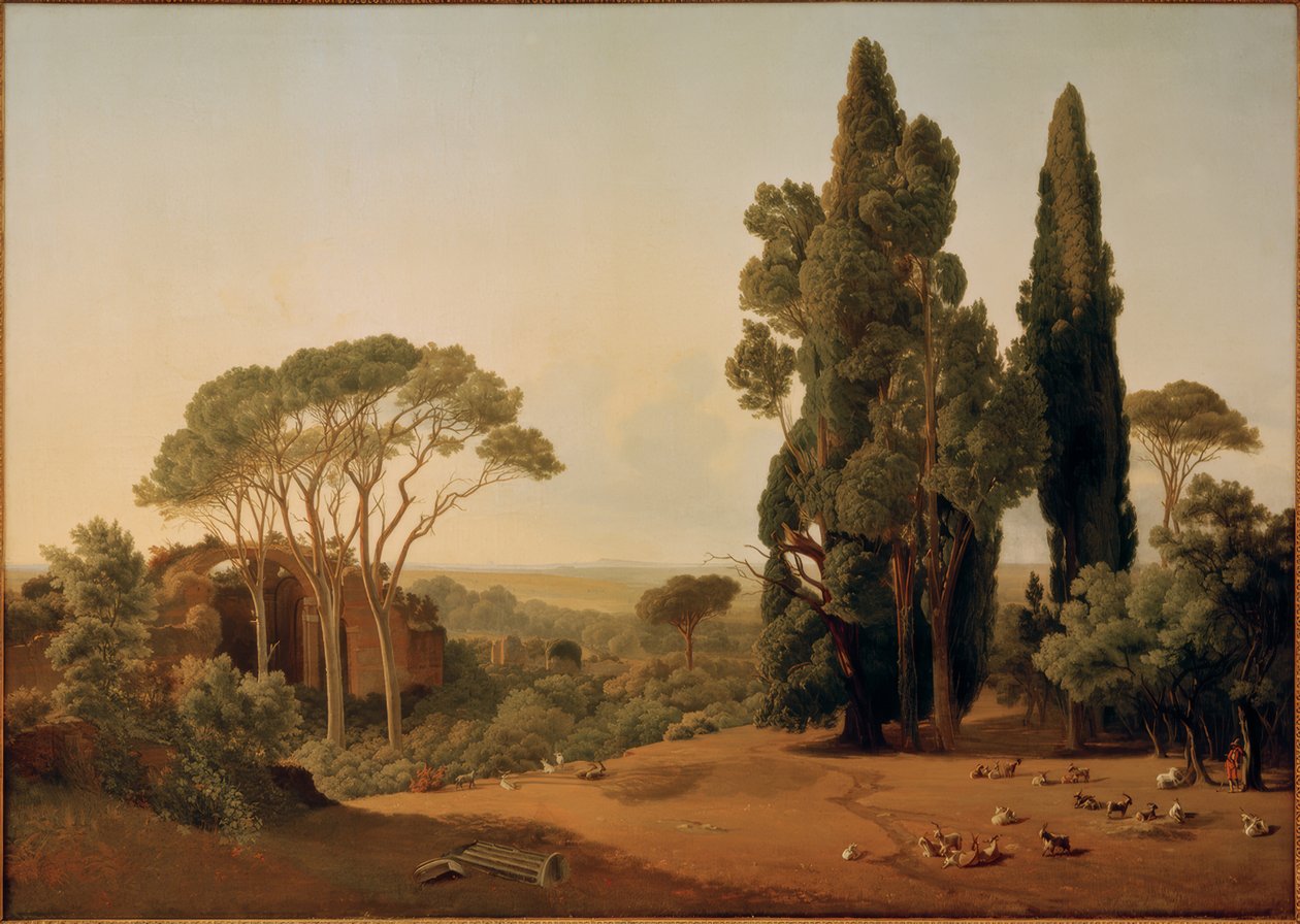 Villa Hadriana Tivolissa tekijältä Ernst Christian Frederik Petzholdt
