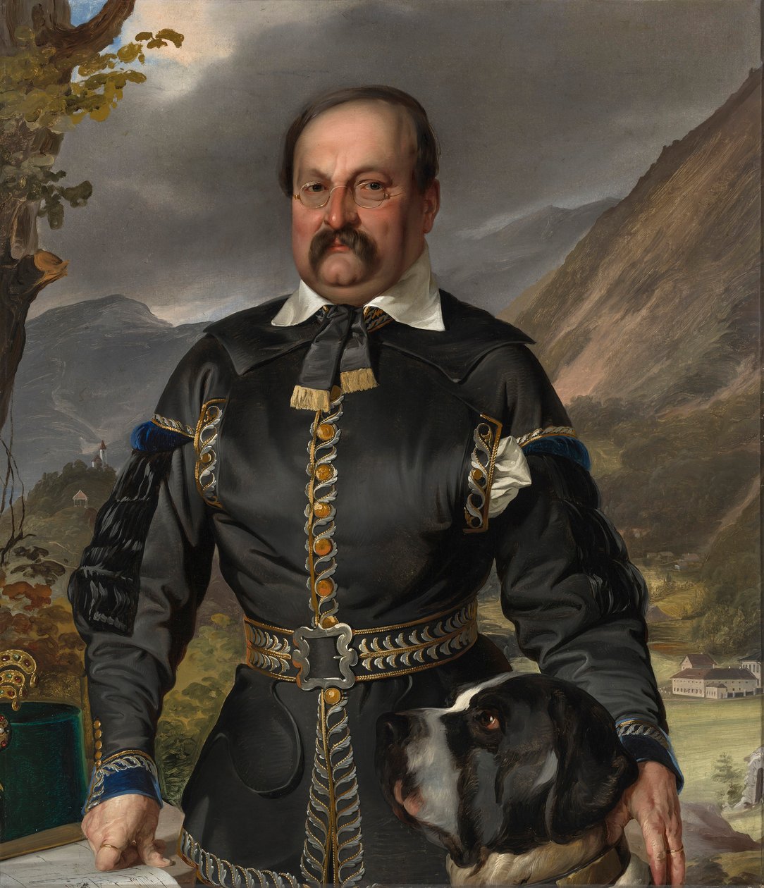 Saksalainen: Franz Anton Ritter von Jakomini kaivosmiehen univormussa. tekijältä Ernst Christian Moser