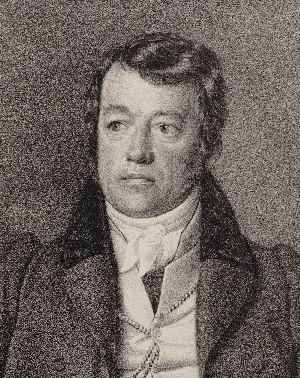 Urkuri ja säveltäjä Friedrich Schneiderin muotokuva 1786-1853, n. 1840. tekijältä Ernst Friedrich Oldermann