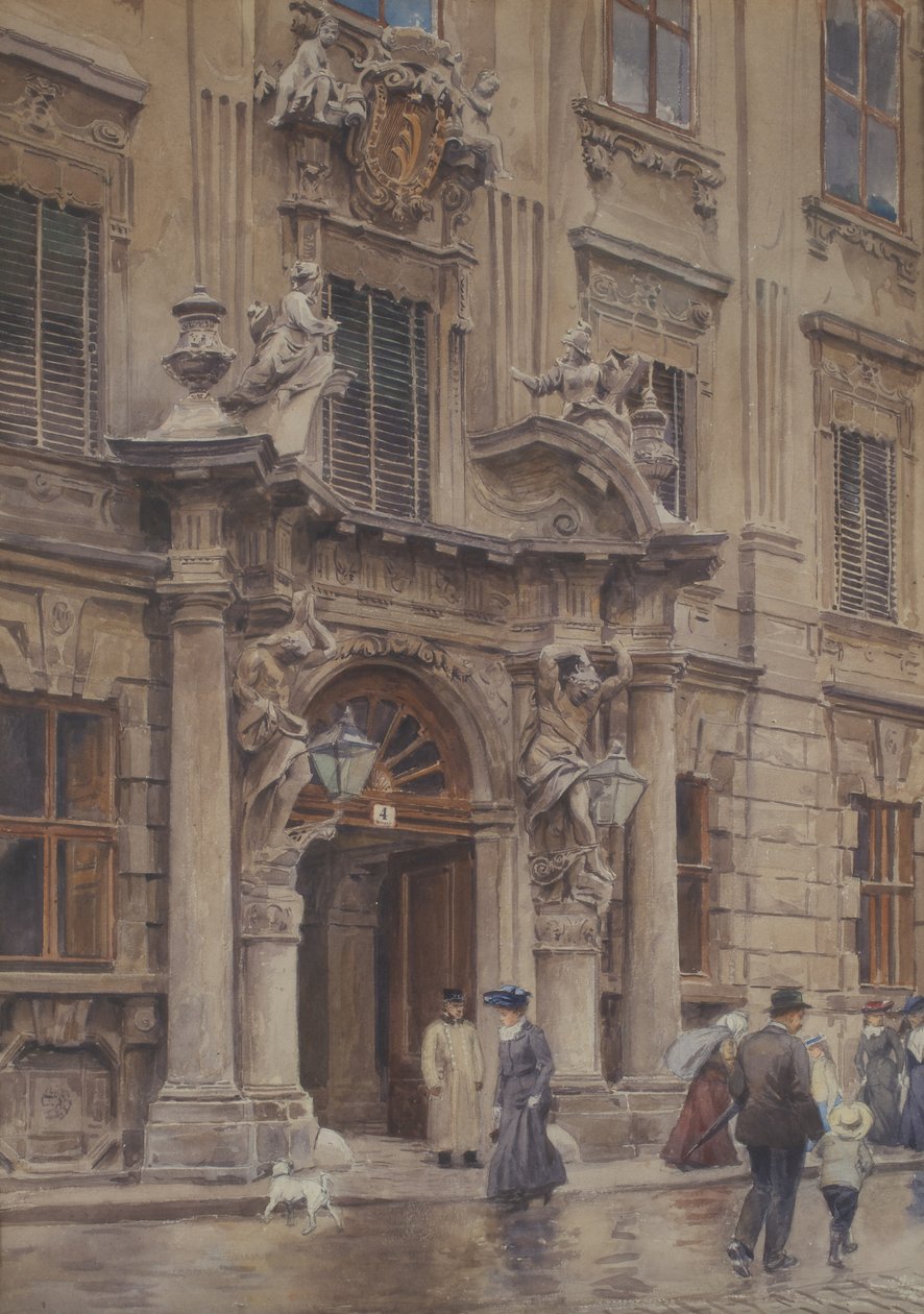 Das Portal des Palais Kinsky tekijältä Ernst Graner