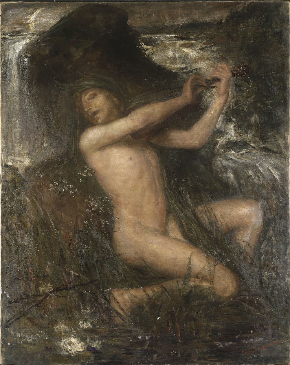 Neck Näcken, 1882 tekijältä Ernst Josephson