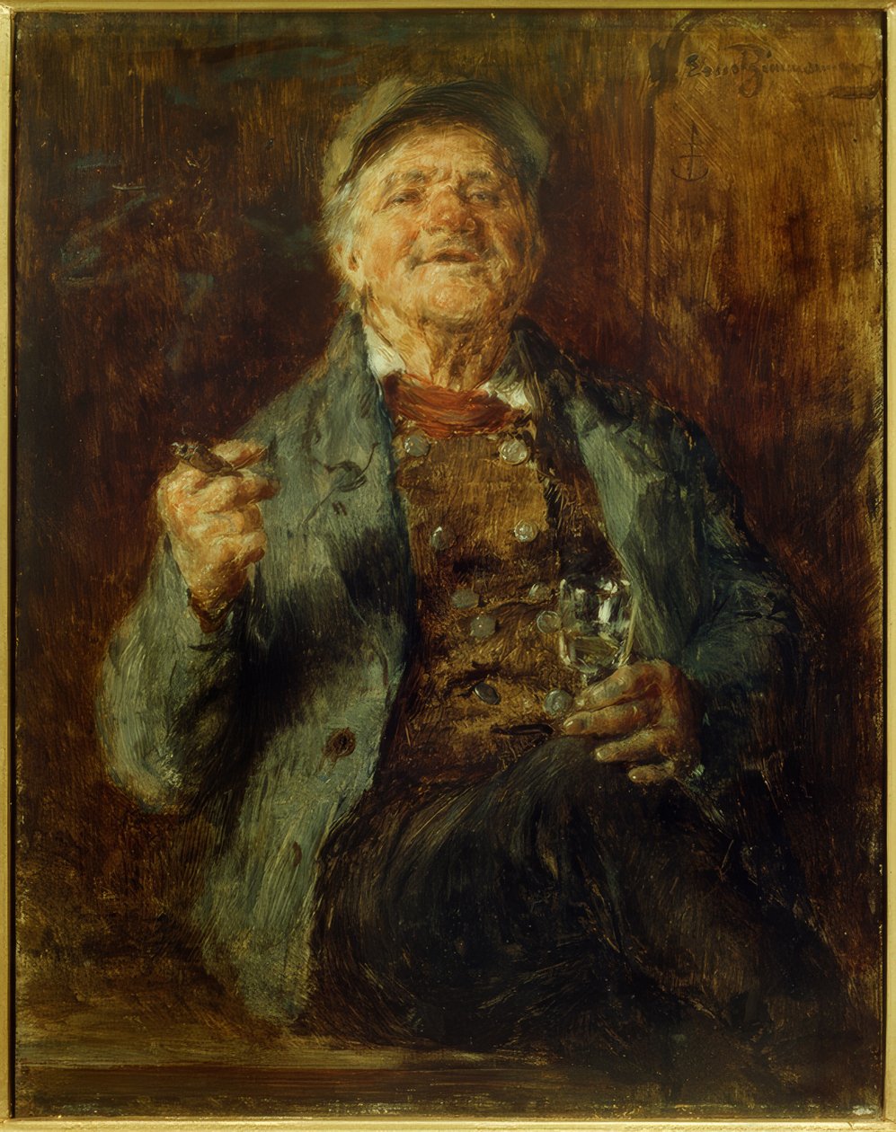 Trinkender Bauer tekijältä Ernst Karl Georg Zimmermann