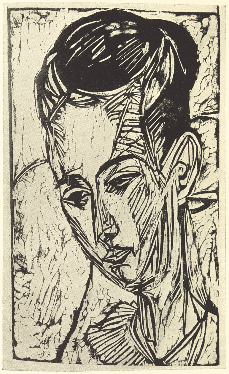 Ernst Ludwig Kirchnerin grafiikkaa vuoteen 1924 asti, Gustav Schieflerin osasta I vuoteen 1916..., 1926. tekijältä Ernst Ludwig Kirchner