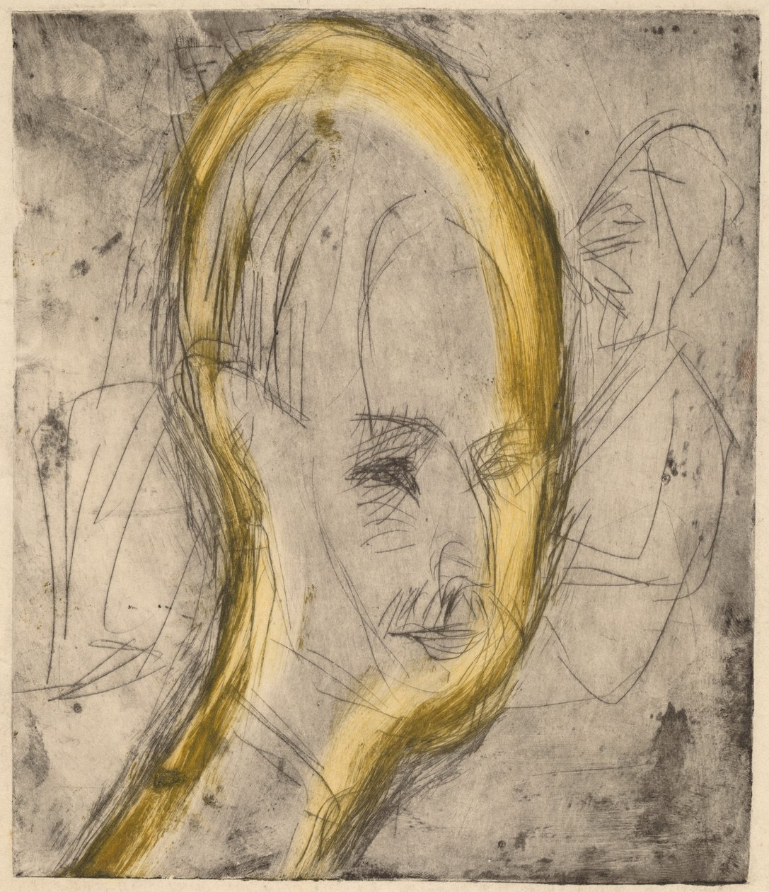Dr. Bauerin johtaja, 1921. tekijältä Ernst Ludwig Kirchner