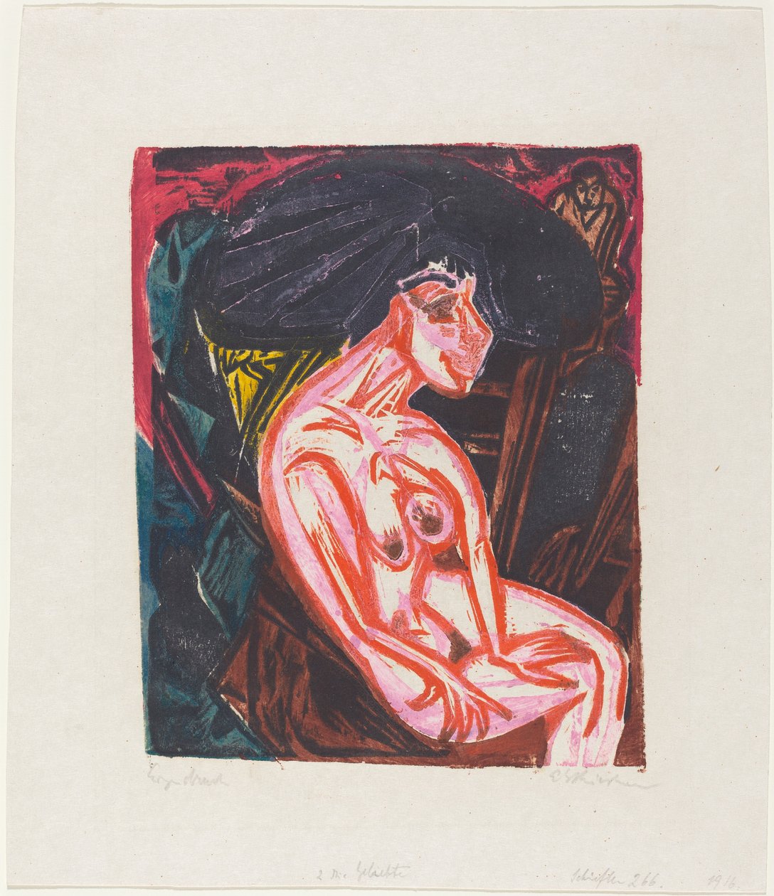 Peter Schlemihlin ihmeellinen tarina: Peter Schlemihlin rakas..., 1915. tekijältä Ernst Ludwig Kirchner