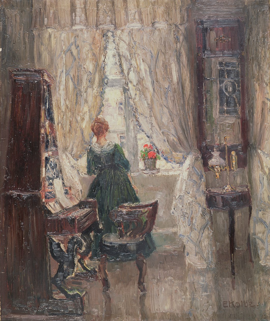 Salonissa, n. 1910 tekijältä Ernst Kolbe
