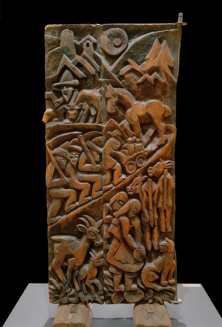 Alpaufzug tekijältä Ernst Ludwig Kirchner