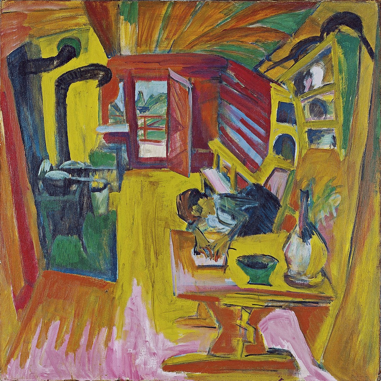 Alppien keittiö, 1918 tekijältä Ernst Ludwig Kirchner
