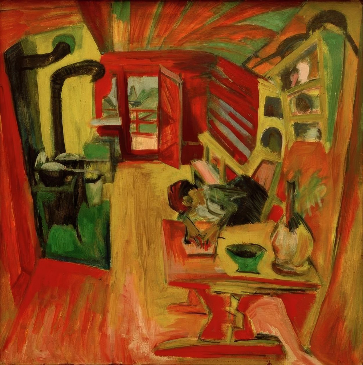 Alpküche tekijältä Ernst Ludwig Kirchner