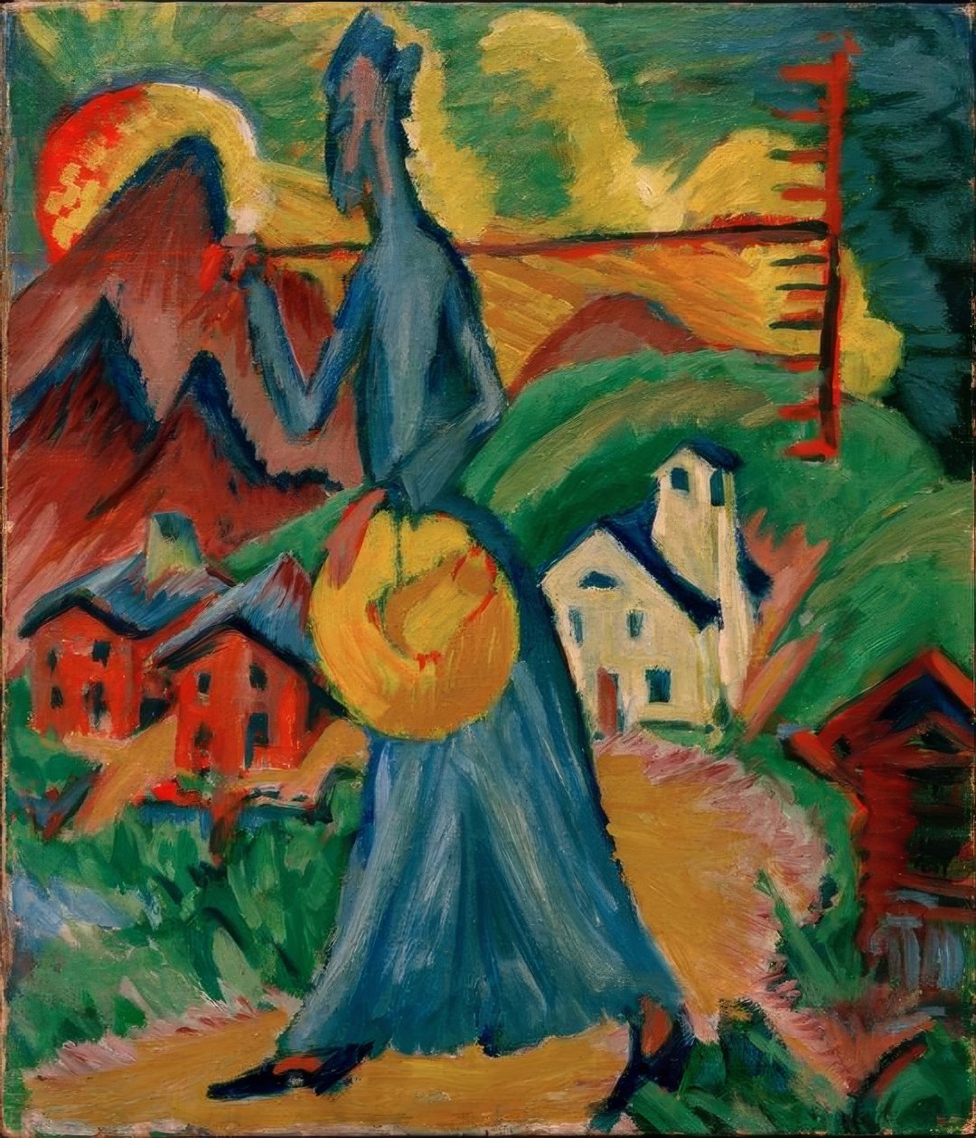 Alpleben tekijältä Ernst Ludwig Kirchner