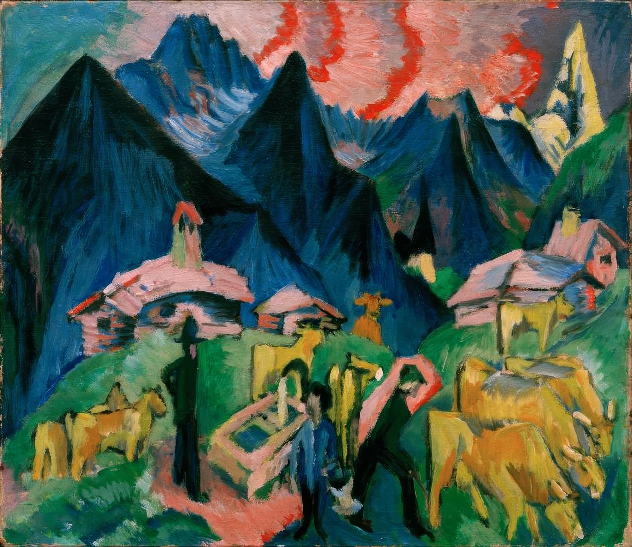 Alpleben tekijältä Ernst Ludwig Kirchner